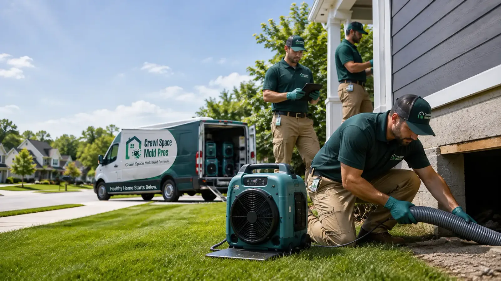Crawl Space Mold Removal in Steele, ND